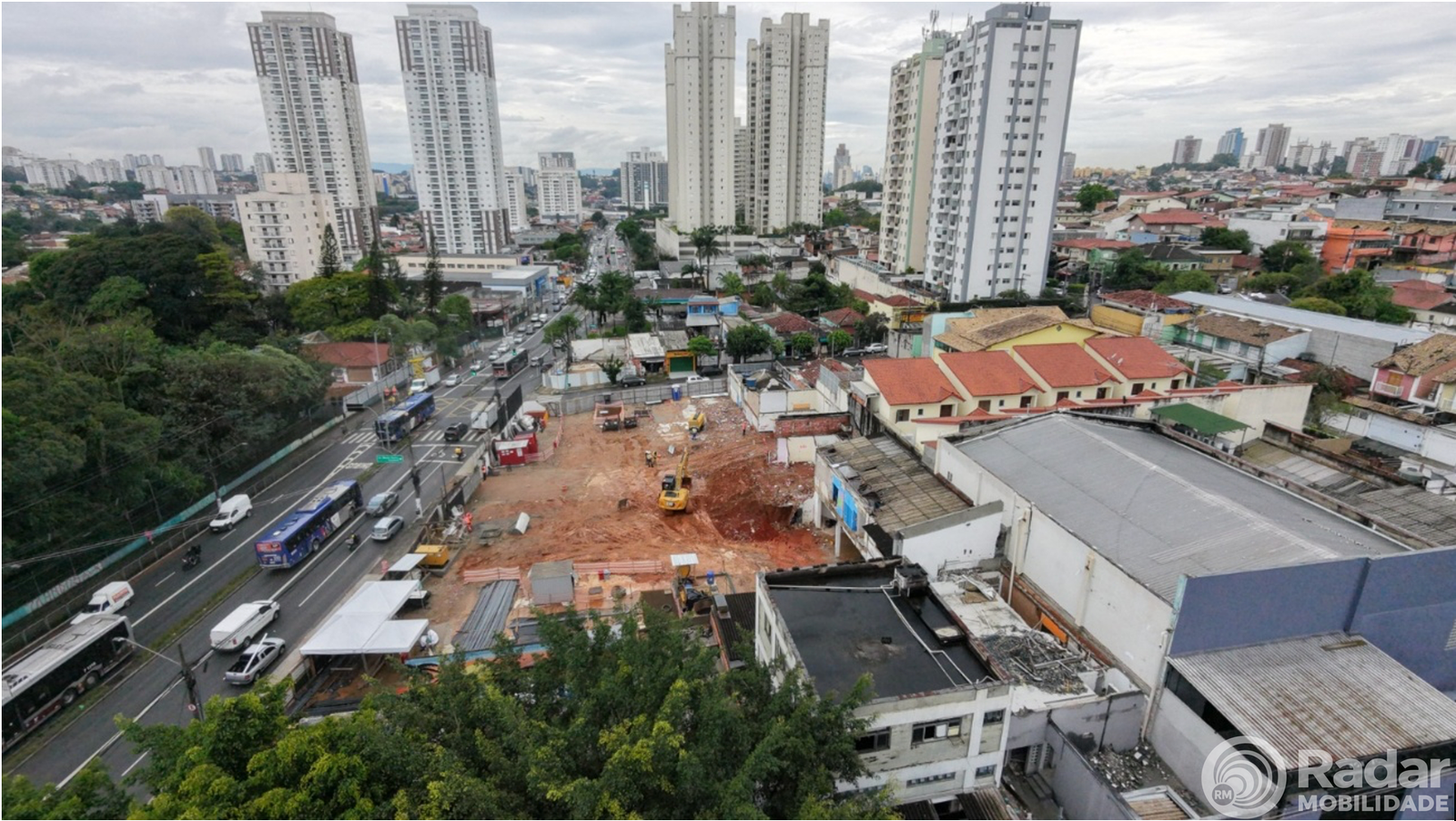 Interdições para obras da Estação Chácara do Jockey (Linha 4-Amarela) começam sábado 26/09; veja o que muda na região