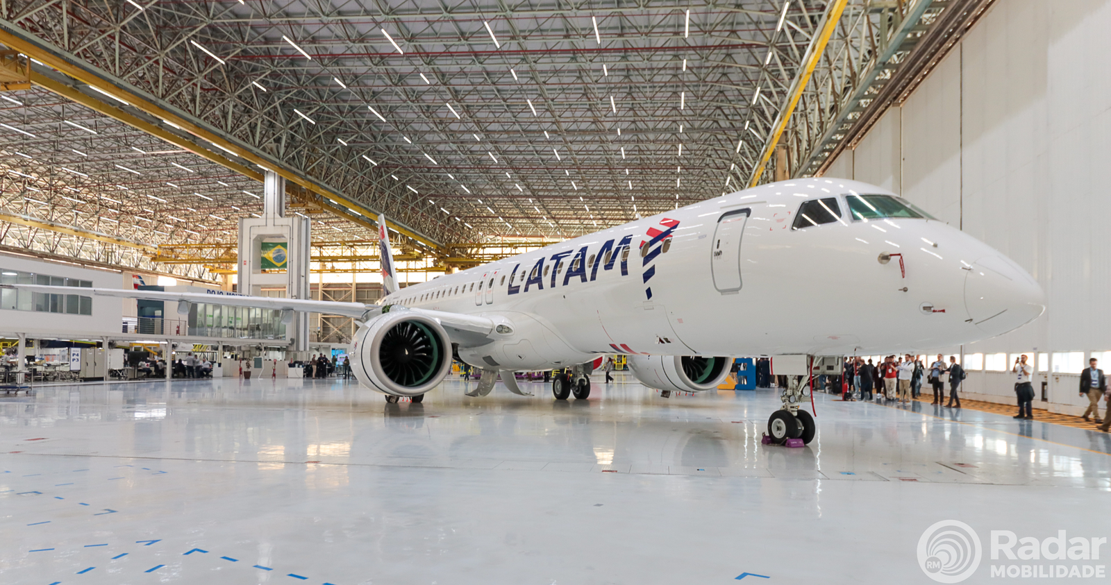 LATAM vai realizar manutenção de sua nova frota Embraer E195-E2 em Curitiba, Brasília e Guarulhos