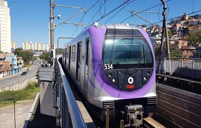Linha 5-Lilás apresenta nova falha desde às 9h da manhã deste domingo, 27