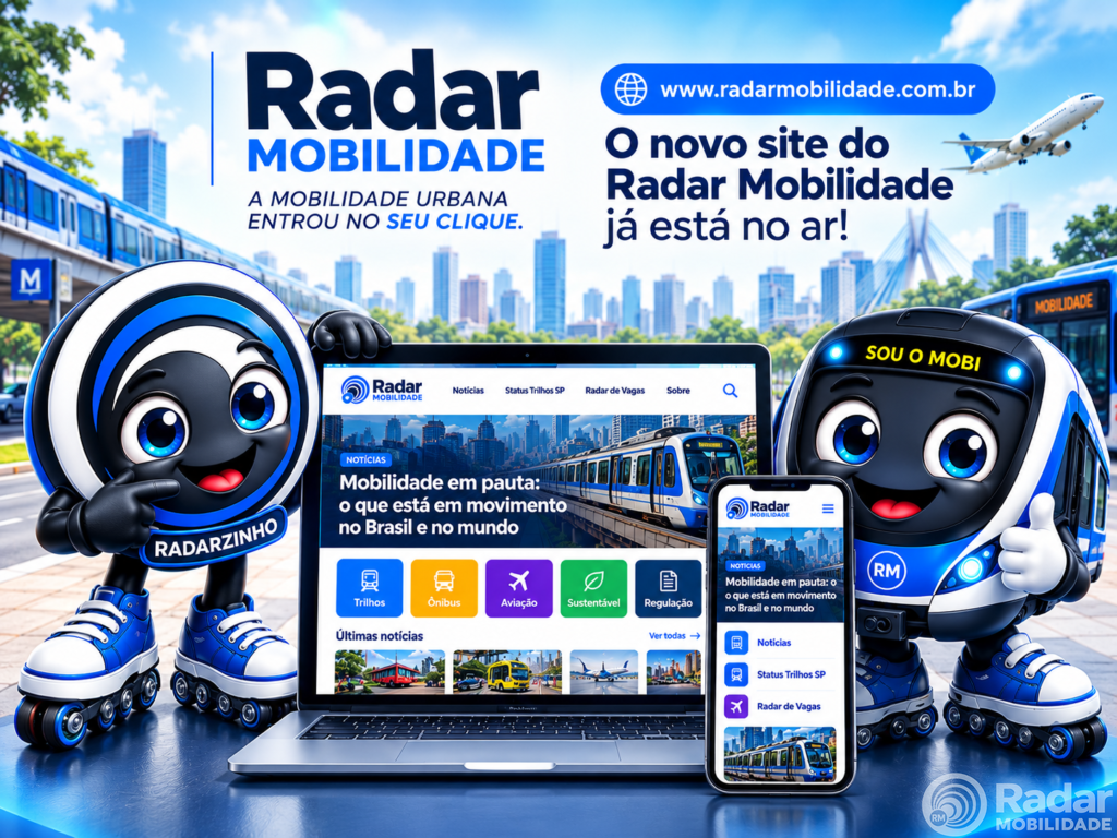 Radar Mobilidade lança novo site e amplia projeto dedicado à informação sobre mobilidade
