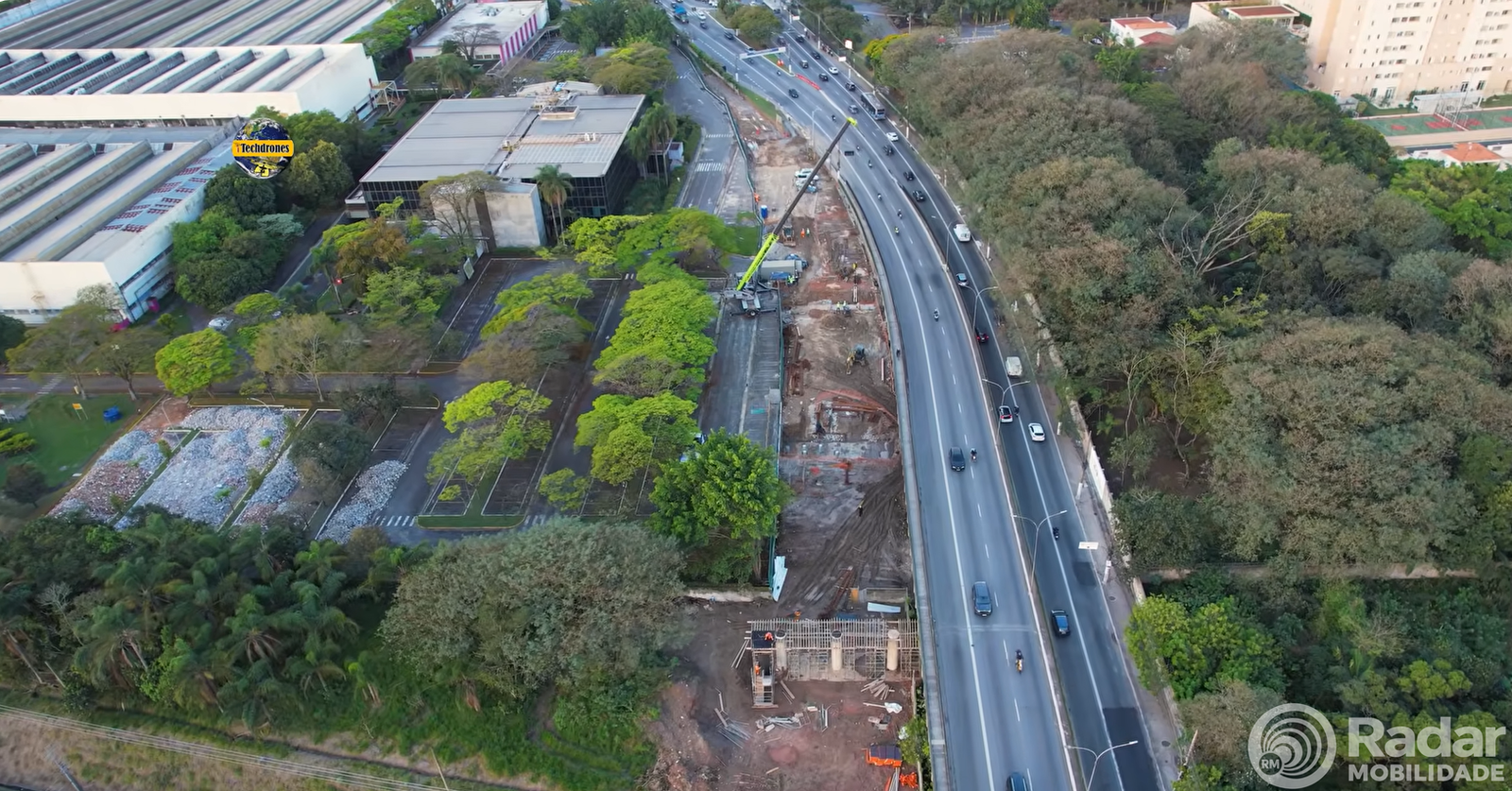 Vídeo: Veja novas imagens das obras da nova Ponte Jurubatuba