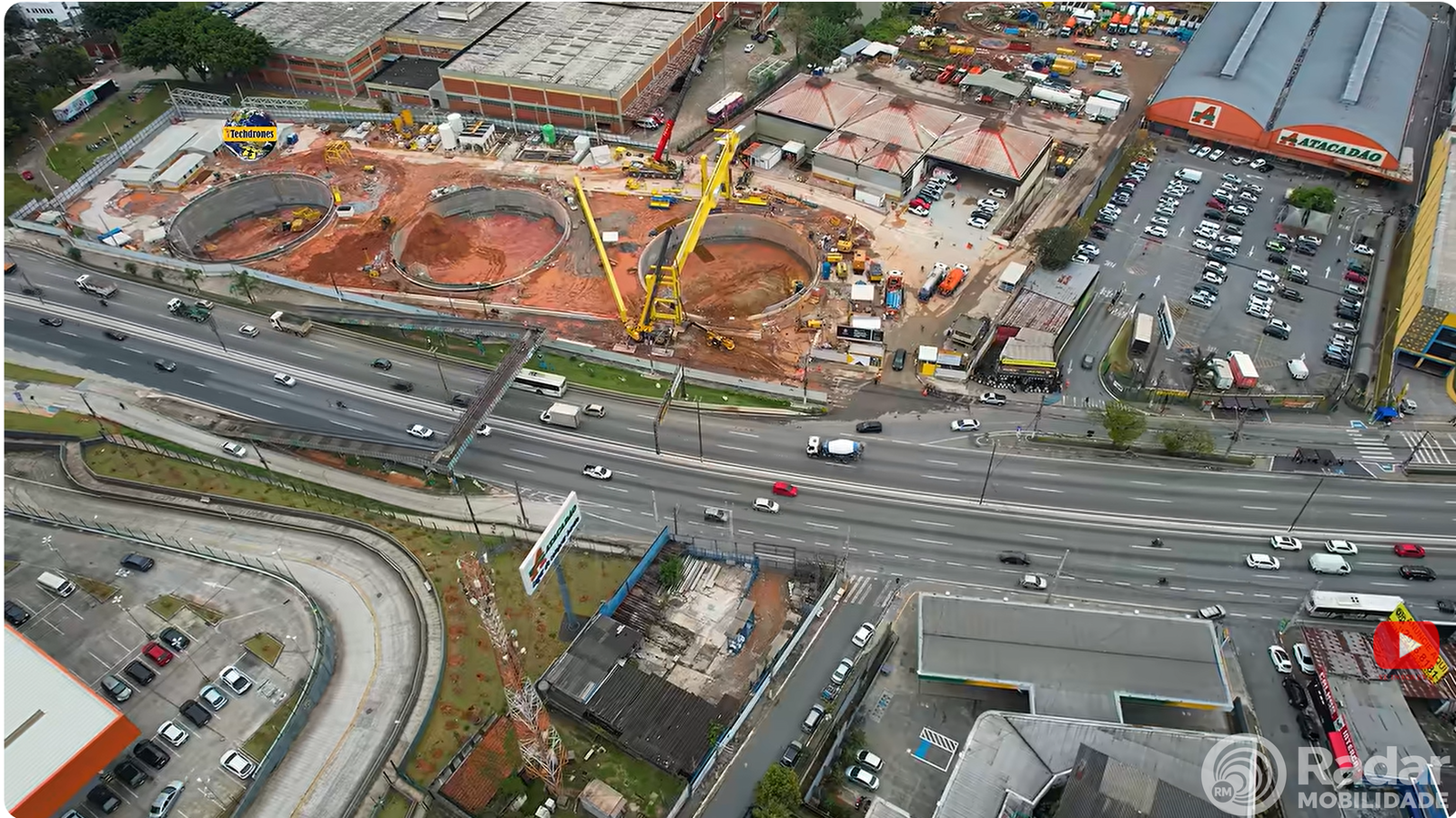 Novo vídeo já mostra onde será acesso secundário da futura estação Taboão da Serra
