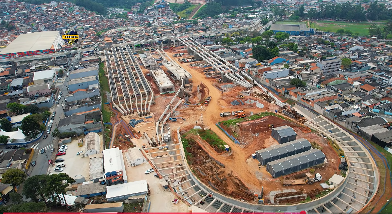 Linha 15-Prata: Pátio Ragueb Chohfi ultrapassa 76% de obras civis
