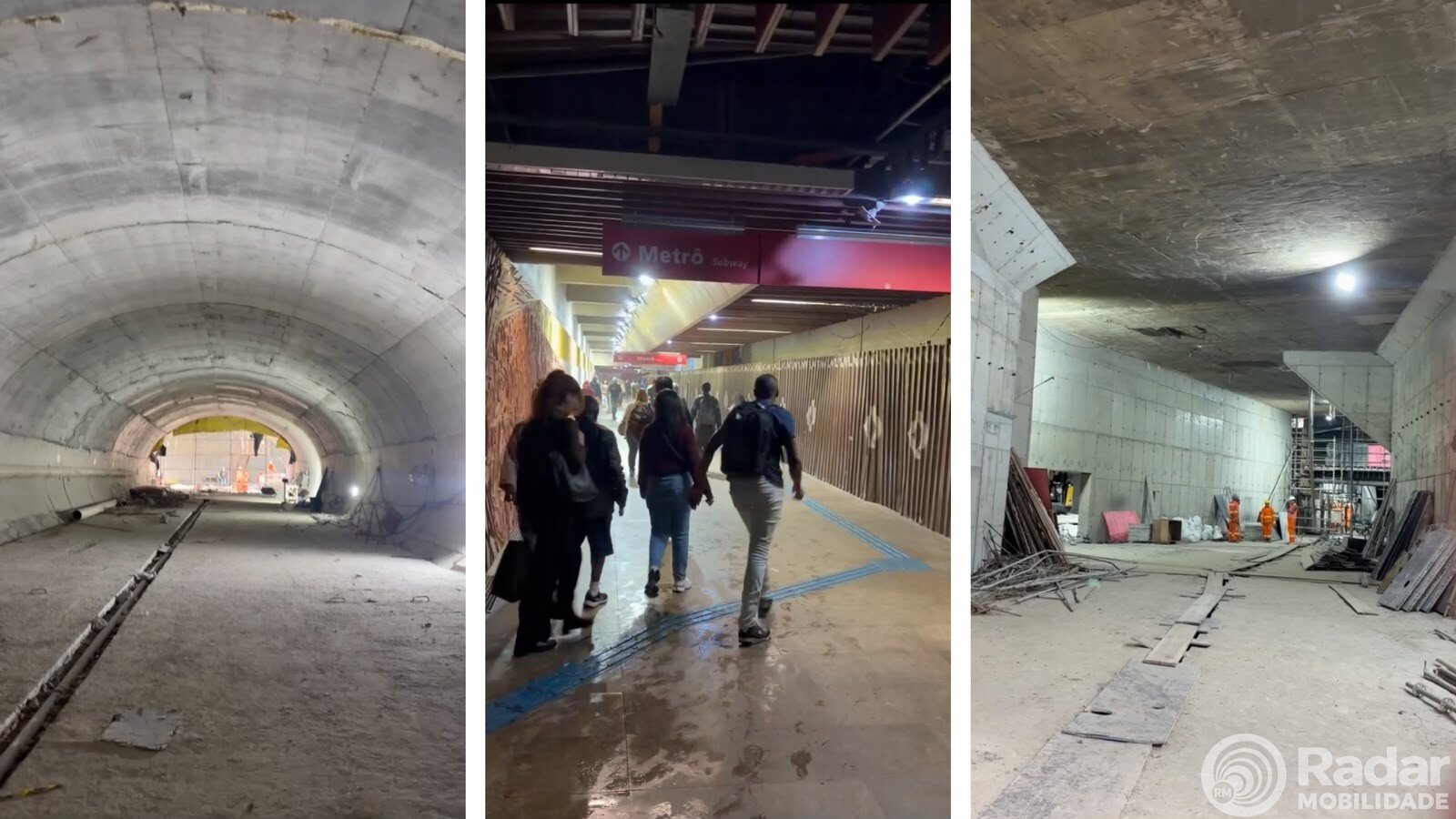 Visitamos as obras do novo túnel de ligação entre a CPTM e a Linha4-Amarela na Estação da Luz