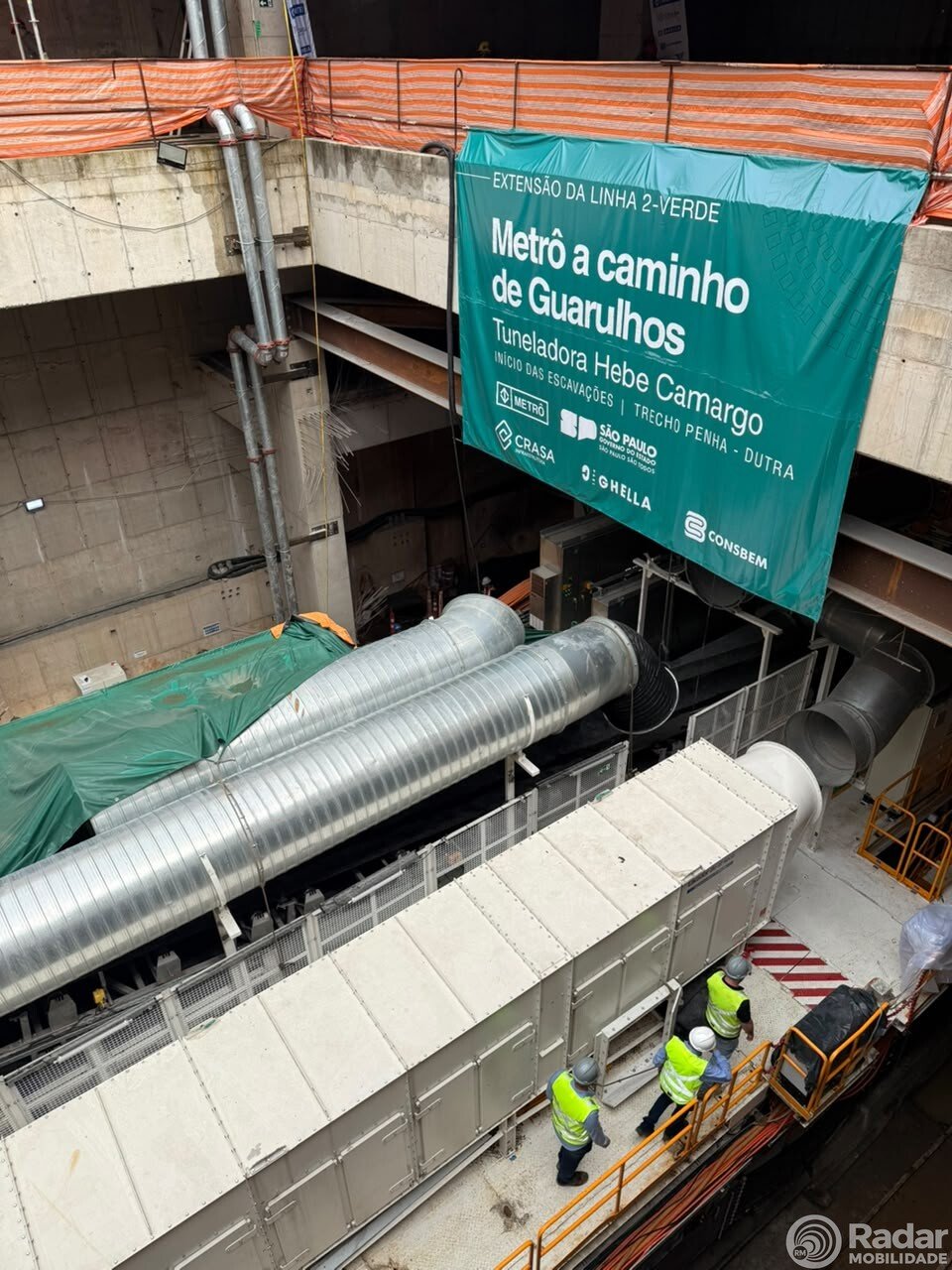 Governo de São Paulo prevê entrega da Linha 2-Verde até a Penha entre o fim de 2028 e o início de 2029