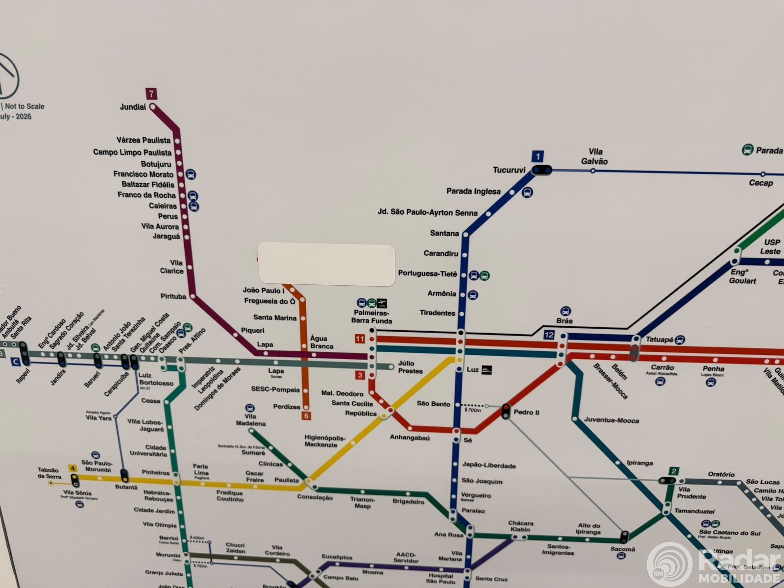Após matéria do Radar Mobilidade, Motiva “soluciona” estações da Linha 6-Laranja não inauguradas em mapas