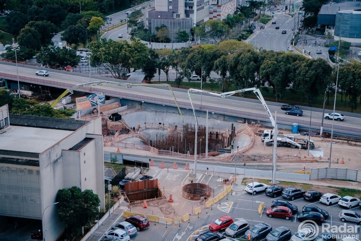 Obras do Viaduto Estaiado do Paço de São Bernardo atingem quase 23% de execução